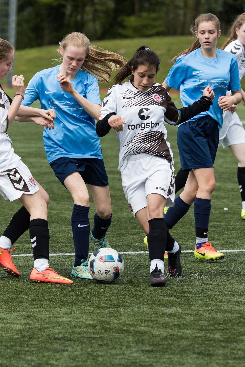 Bild 216 - B-Juniorinnen Ellerau - St. Pauli : Ergebnis: 1:1